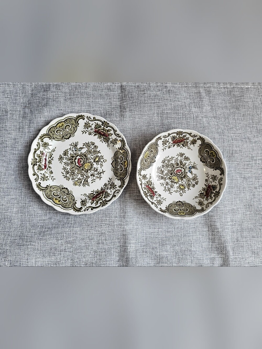 Ridgeway Ironstone Plate & Bowl